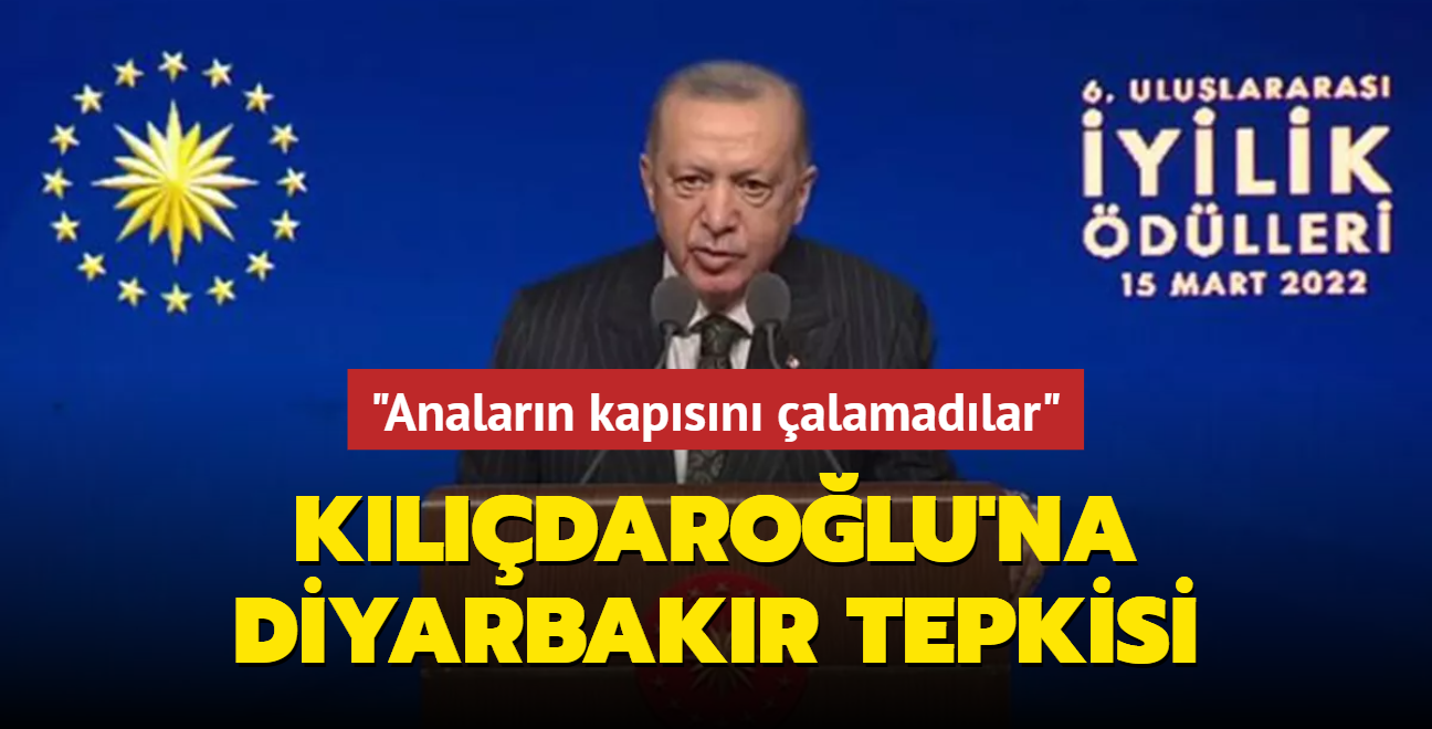 Başkan Erdoğan'dan Kılıçdaroğlu'na Diyarbakır tepkisi