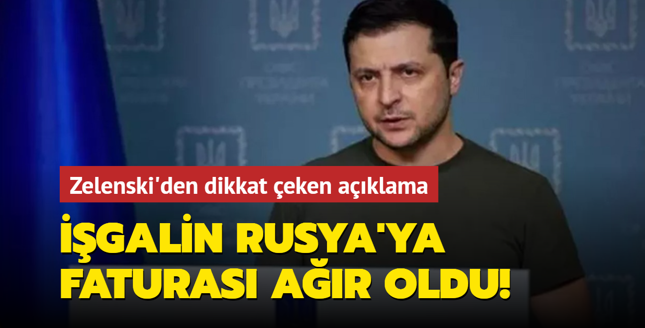 galin Rusya'ya faturas ar oldu! Zelenski'den dikkat eken aklama