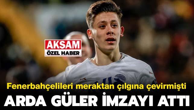 ZEL! Ve Arda Gler imzay att! Btn Fenerbaheliler bu haberi bekliyordu