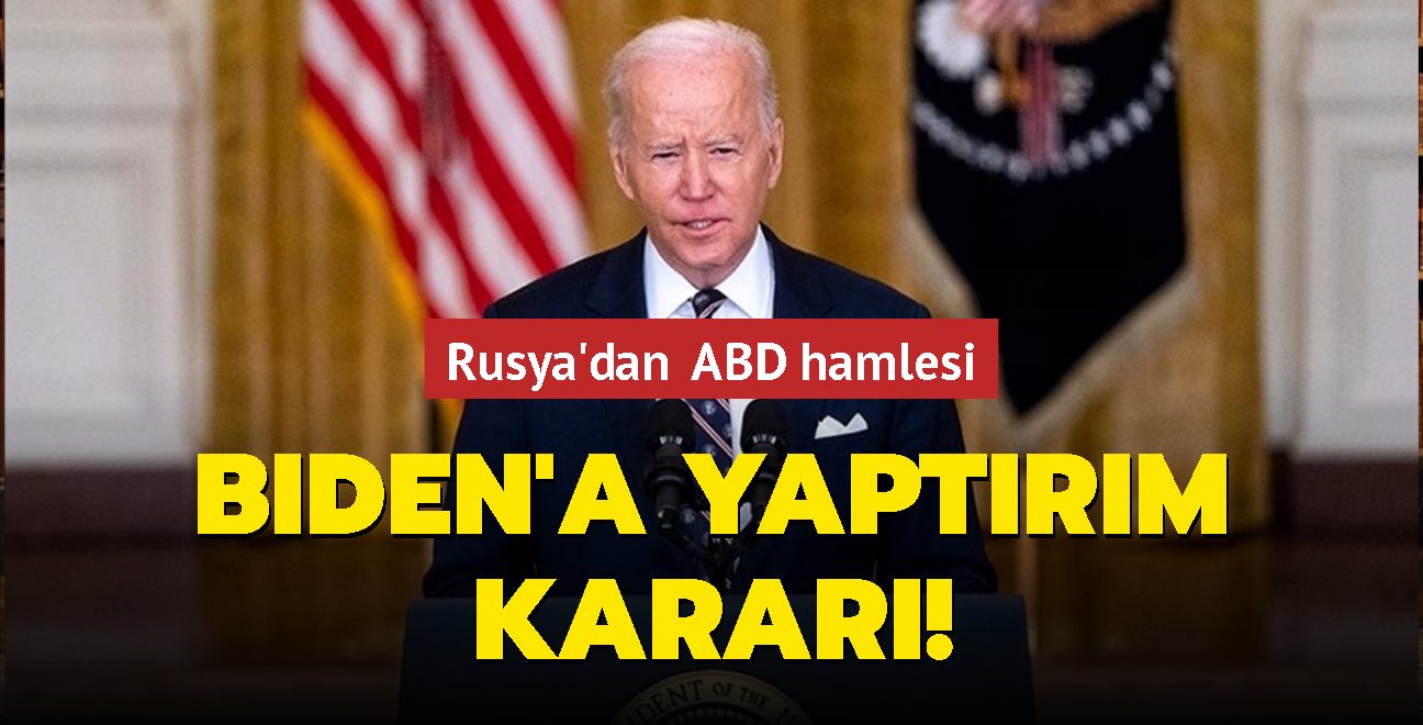 Rusya'dan ABD Bakan Biden'a yaptrm