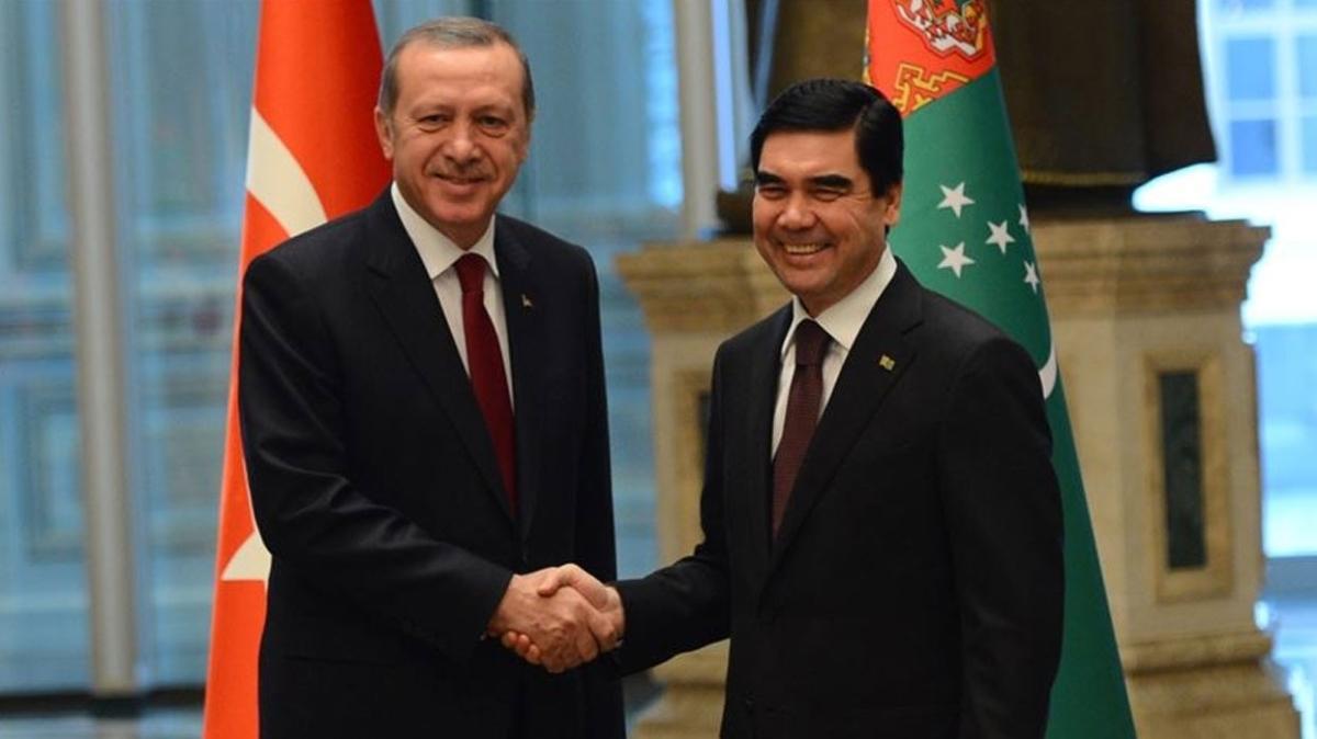 Bakan Erdoan Trkmenistan Devlet Bakan ile grt