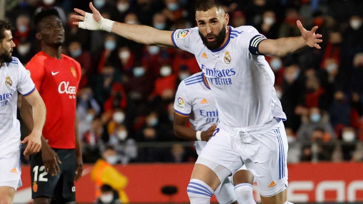 Karim Benzema durdurulamıyor! Real Madrid'in son kurbanı Mallorca