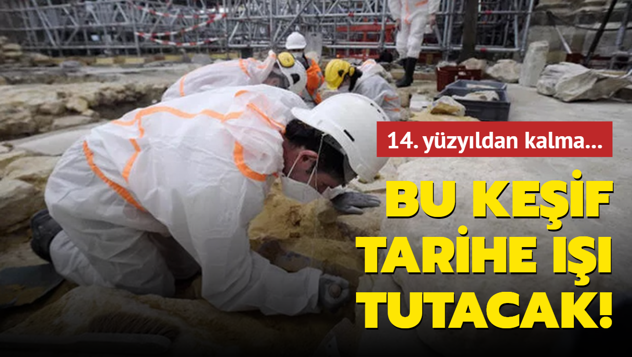 Bu keif tarihe  tutacak! 14. yzyldan kalma mezarlar bulundu