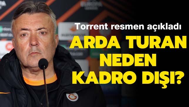 Domenec Torrent'ten son dakika Arda Turan aklamas! Neden kadro d"