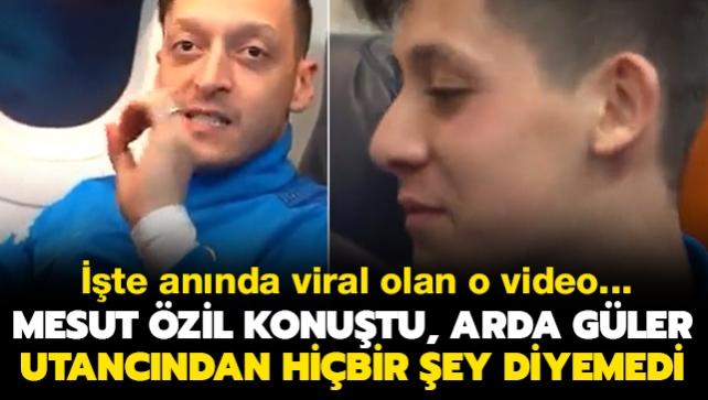 Mesut Özil konuştu Arda Güler utancından hiçbir şey diyemedi! İşte viral olan o video...