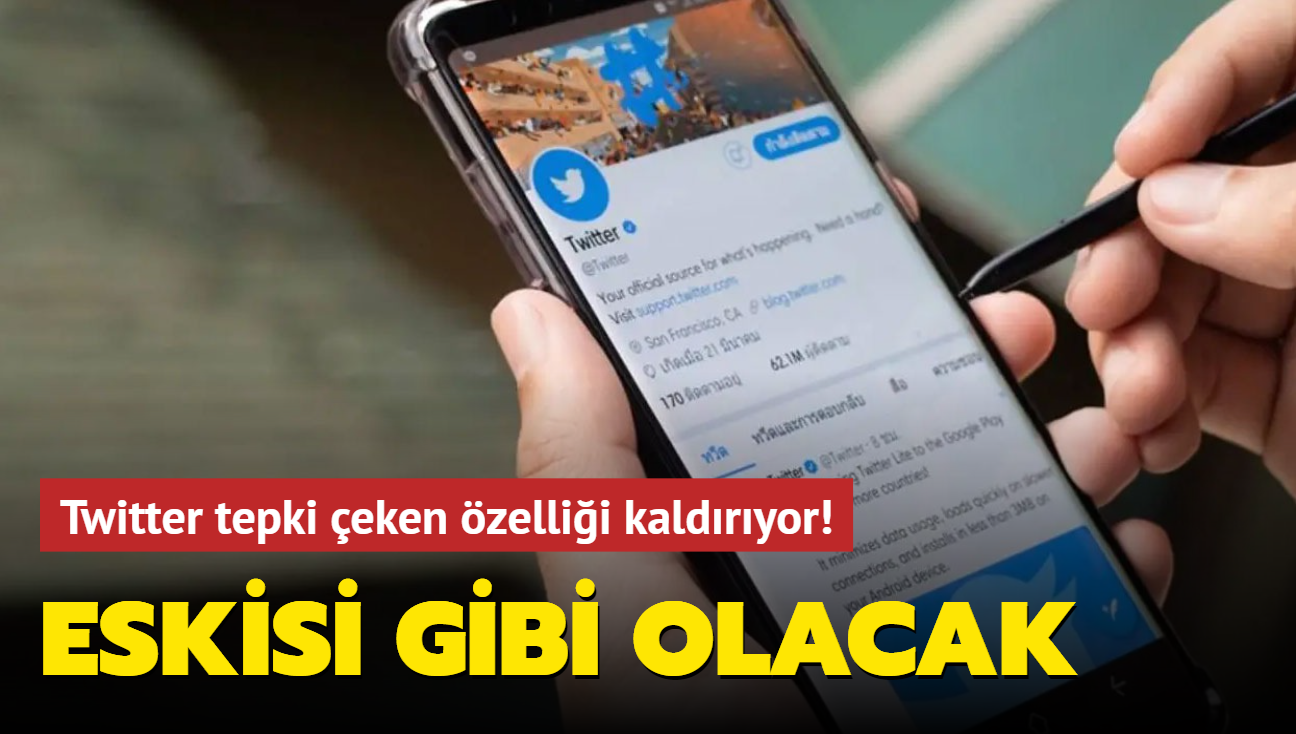 Twitter tepki eken zellii kaldryor! Eskisi gibi olacak