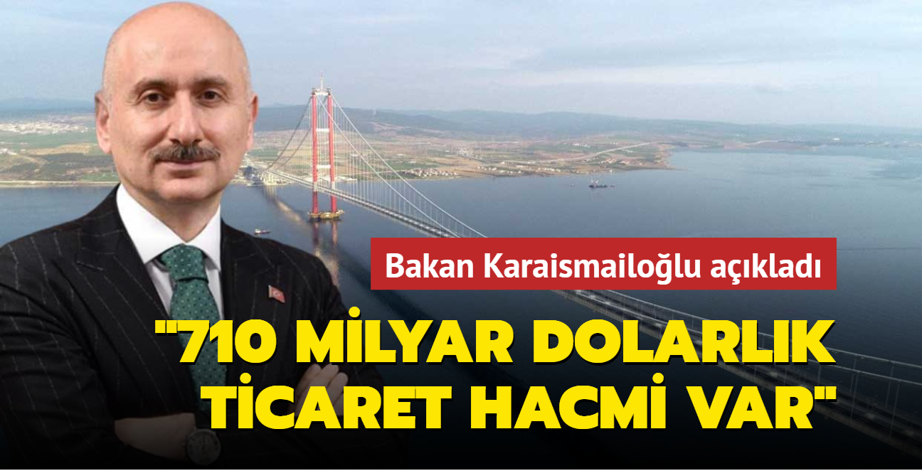 Bakan Karaismailolu aklad: 710 milyar dolarlk ticaret hacmi var