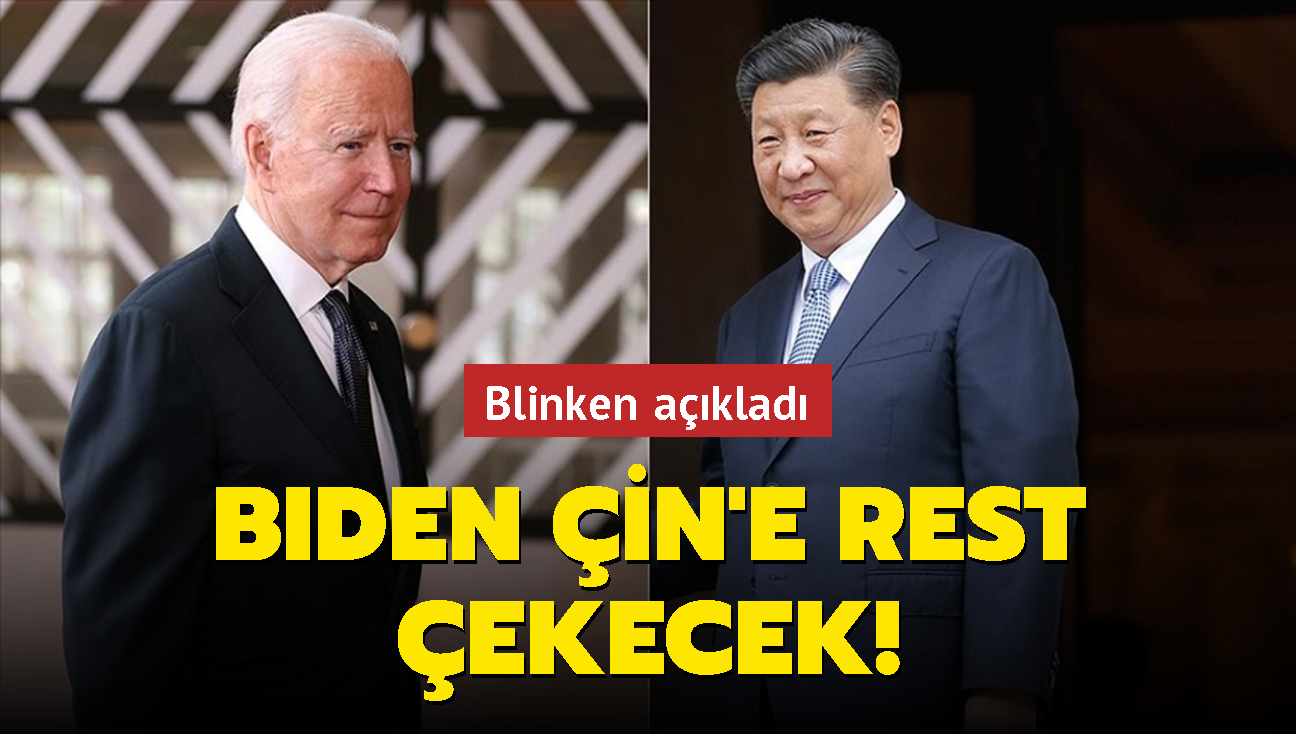 Blinken aklad... Biden in'e rest ekecek!