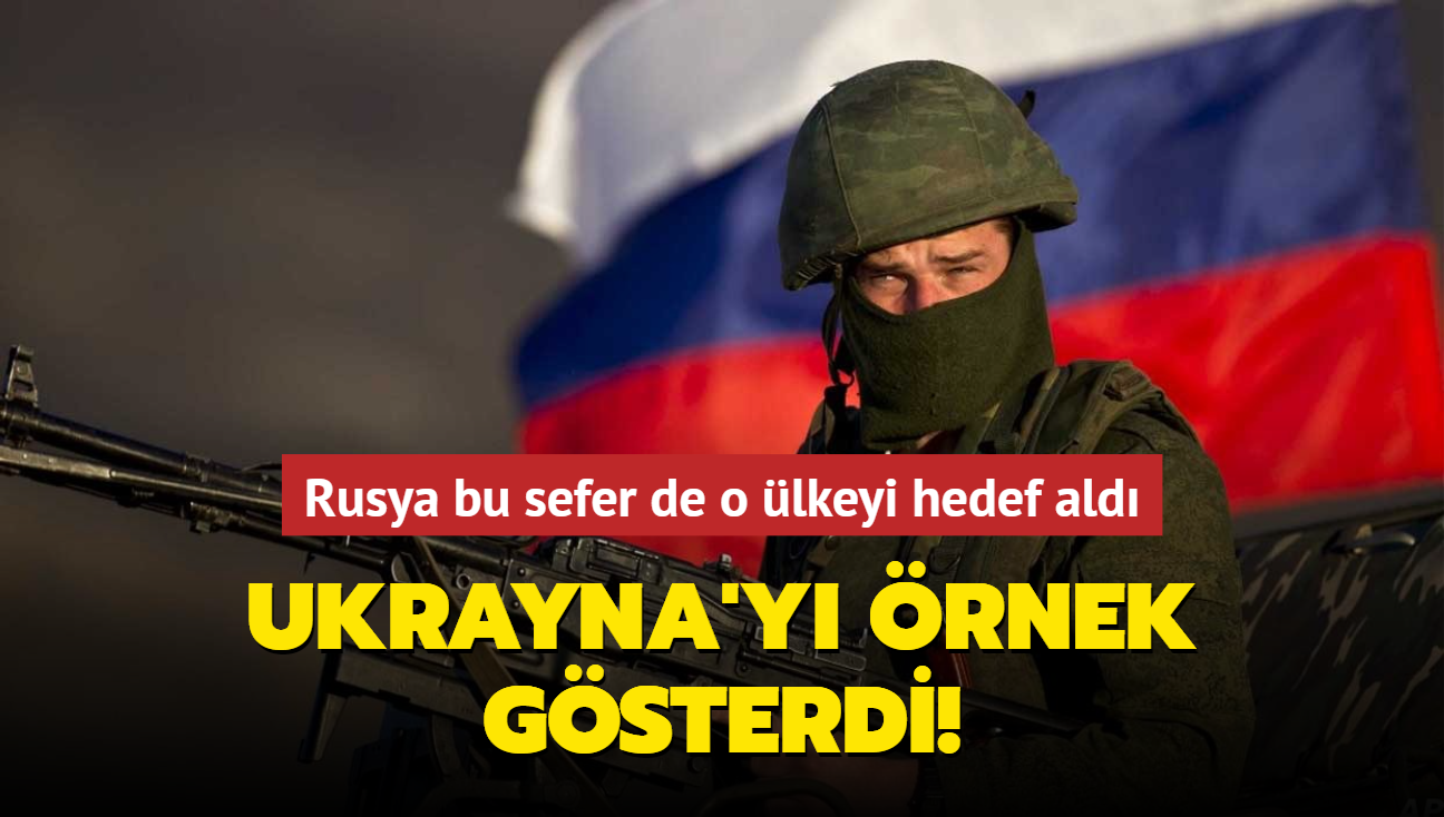 Rusya bu sefer de o lkeyi hedef ald: Ukrayna'y rnek gsterdi!