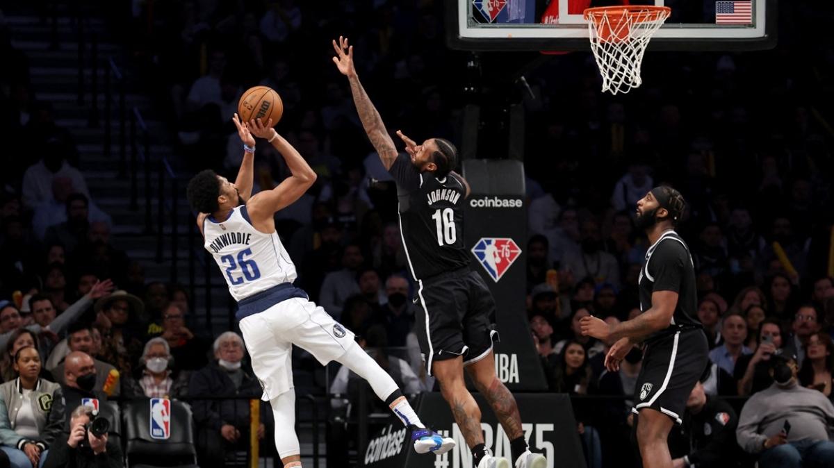 Spencer Dinwiddie, Brooklyn Nets'i son saniye basketiyle ykt