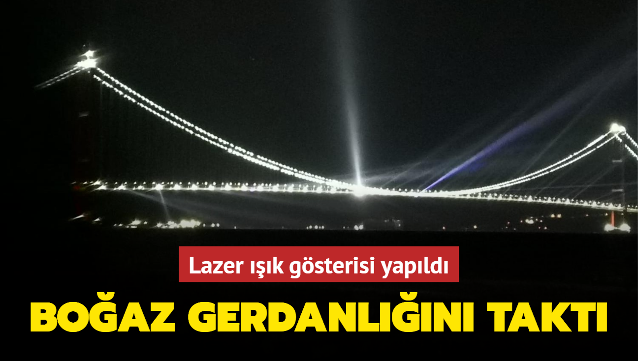 Lazer k gsterisi yapld... Boaz gerdanln takt