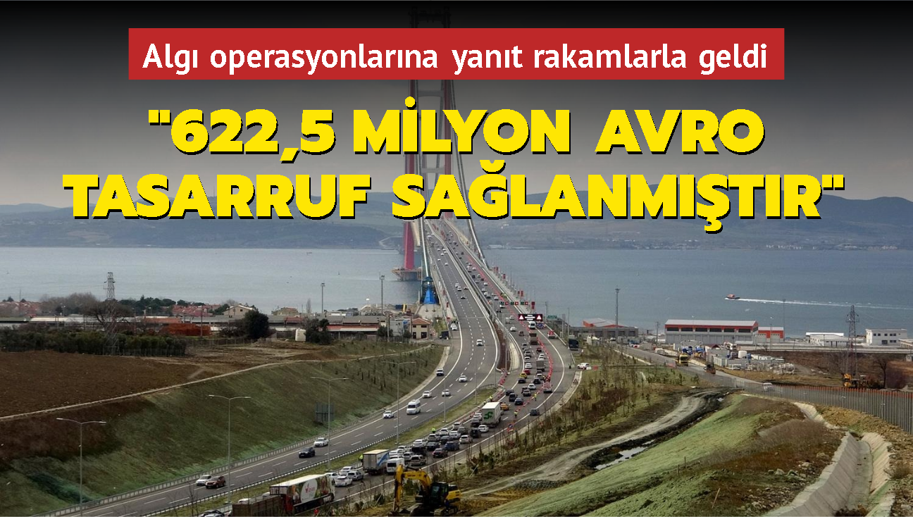 Bakanlk'tan alg operasyonlarna yant rakamlarla geldi: 622,5 milyon avro tasarruf salanmtr