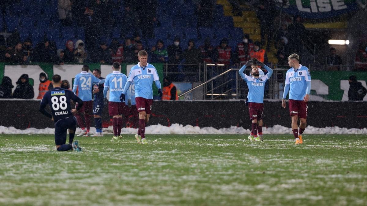 Trabzonspor bu sezon bir ilki yaad