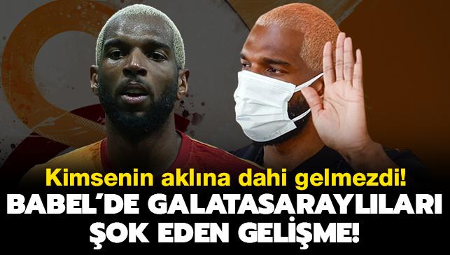 Kimsenin aklna dahi gelmezdi! Ryan Babel'de Galatasarayllar ok eden gelime!