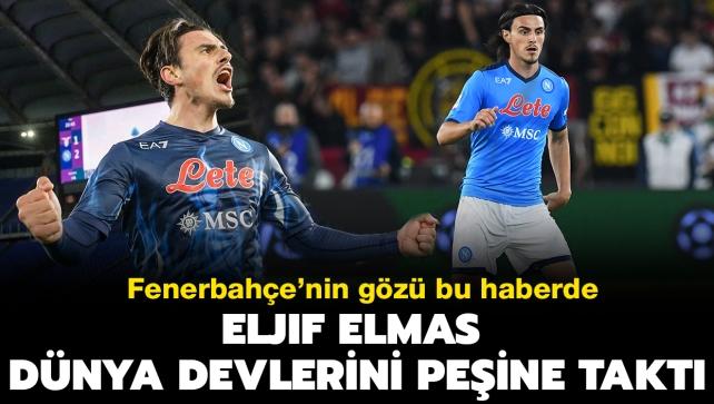 Fenerbahe'nin gz bu haberde! Eljif Elmas dnya devlerini peine takt...