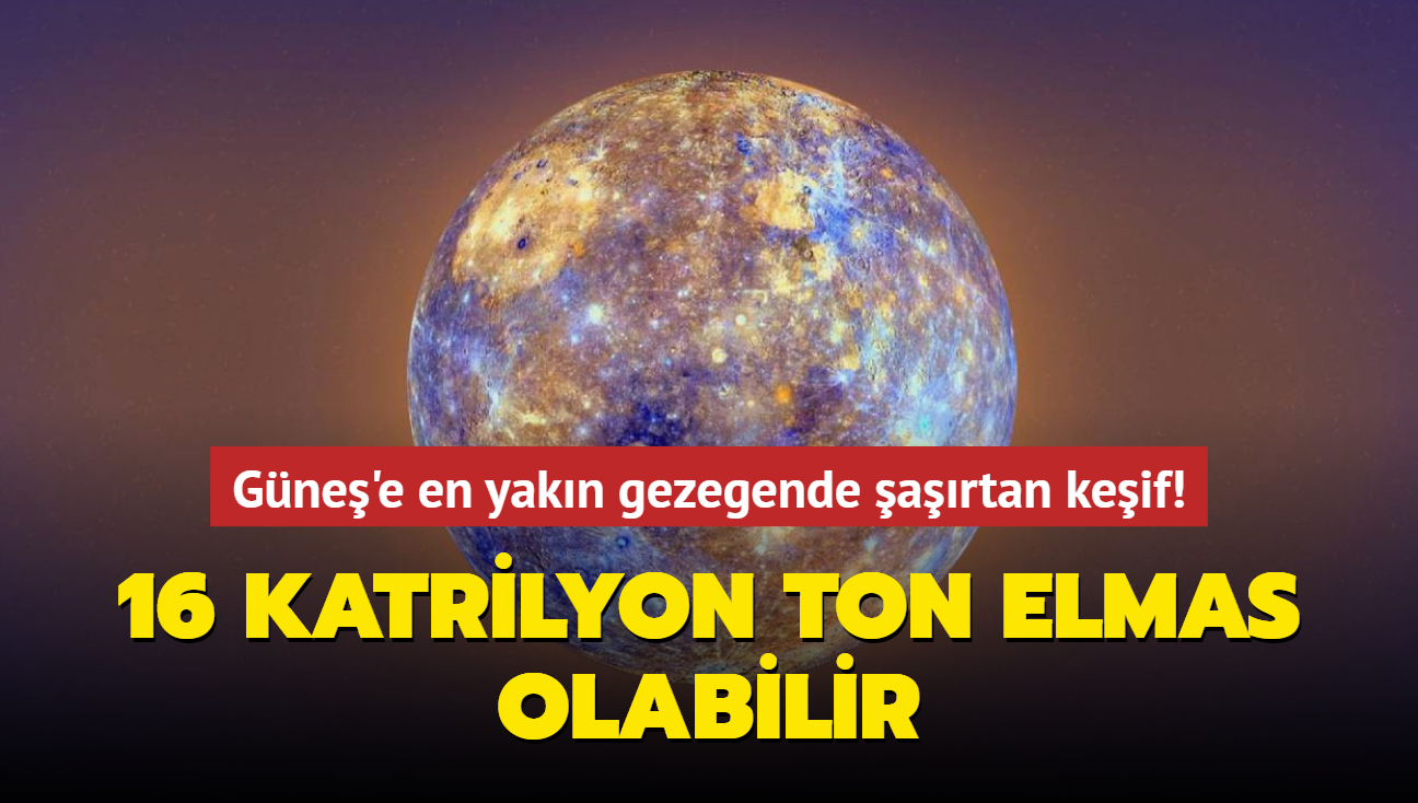 Gne'e en yakn gezegende artan keif! 16 katrilyon ton elmas olabilir