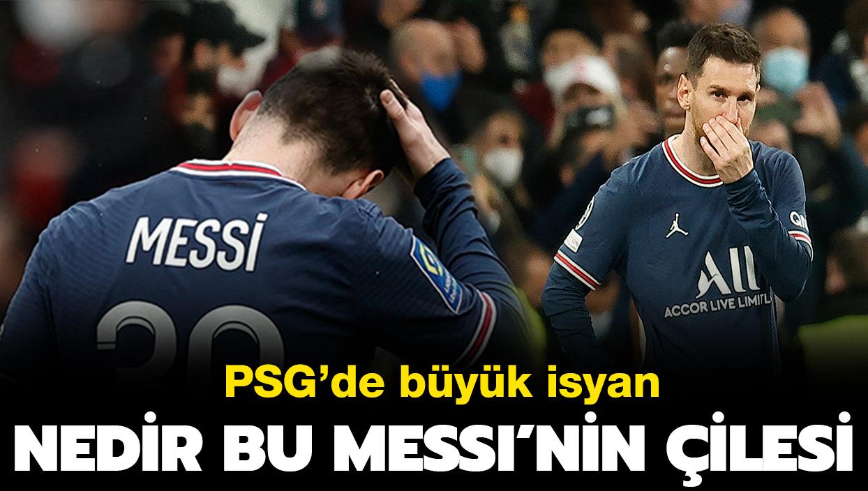 Nedir bu Lionel Messi'nin ilesi! PSG'de byk isyan