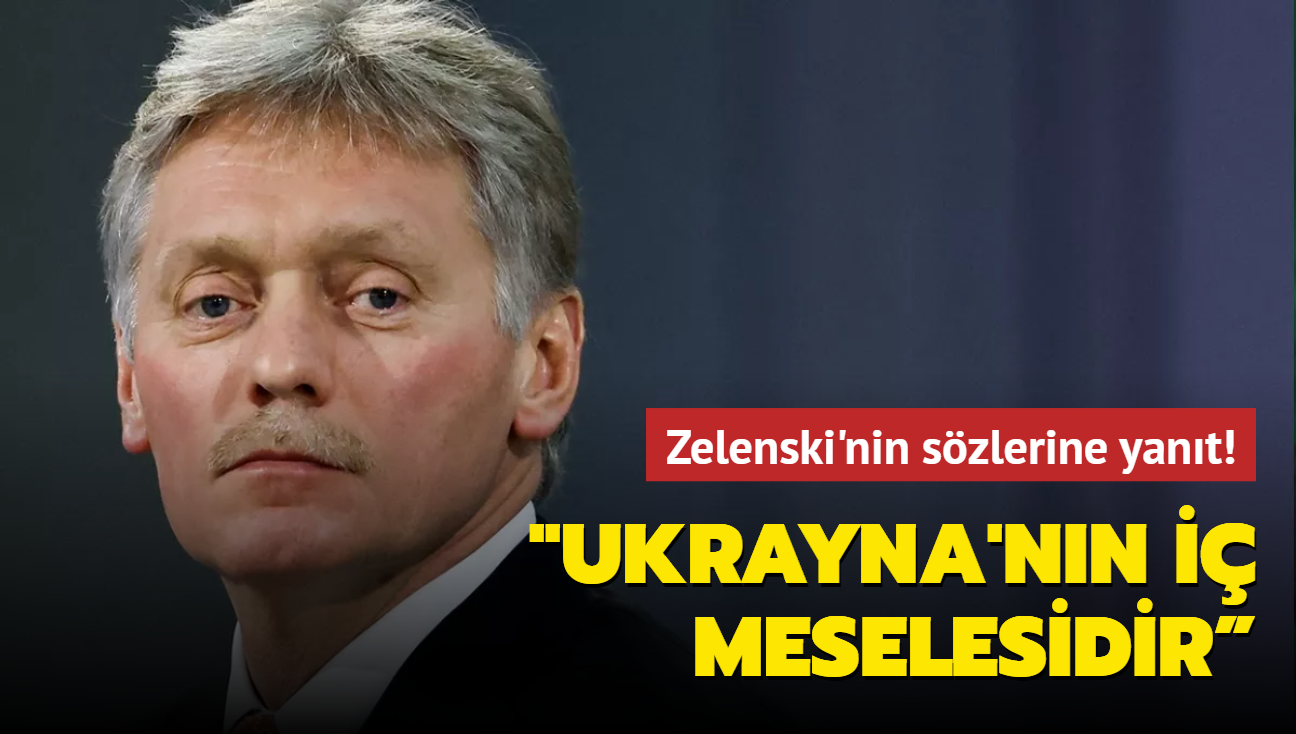 Zelenski'nin szlerine Peskov'dan yant! "Referandum ars Ukrayna'nn i meselesidir