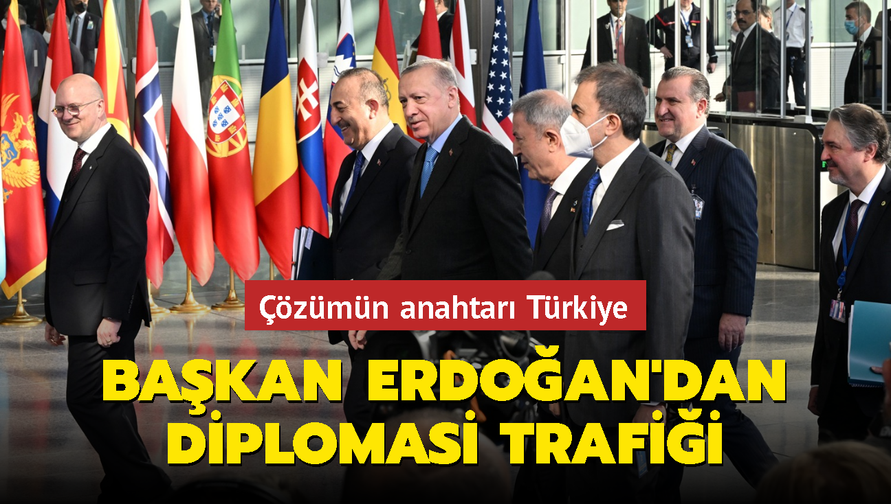 Bakan Erdoan'dan diplomasi trafii... zmn anahtar Trkiye