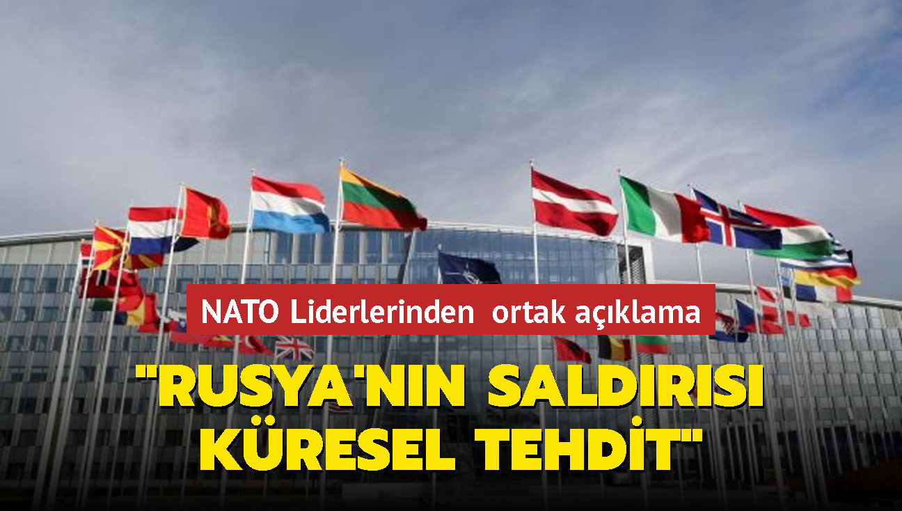 NATO Liderlerinden ortak aklama