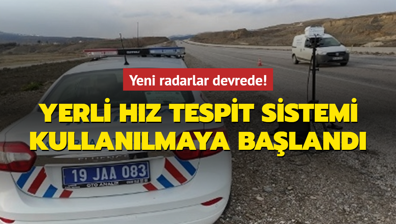 Yerli mobil hz tespit sistemi kullanlmaya baland