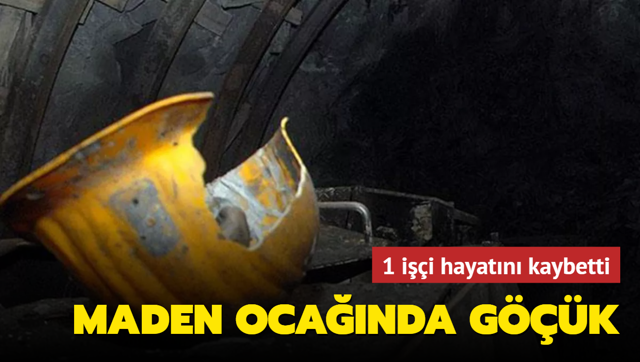 Kayseri'de maden ocağında göçük! 1 işçi hayatını kaybetti