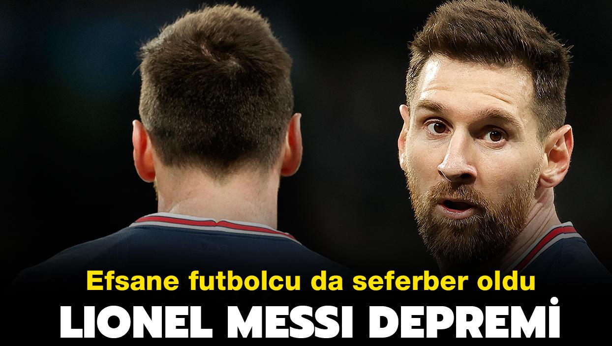 Lionel Messi depremi! Efsane futbolcu da seferber oldu
