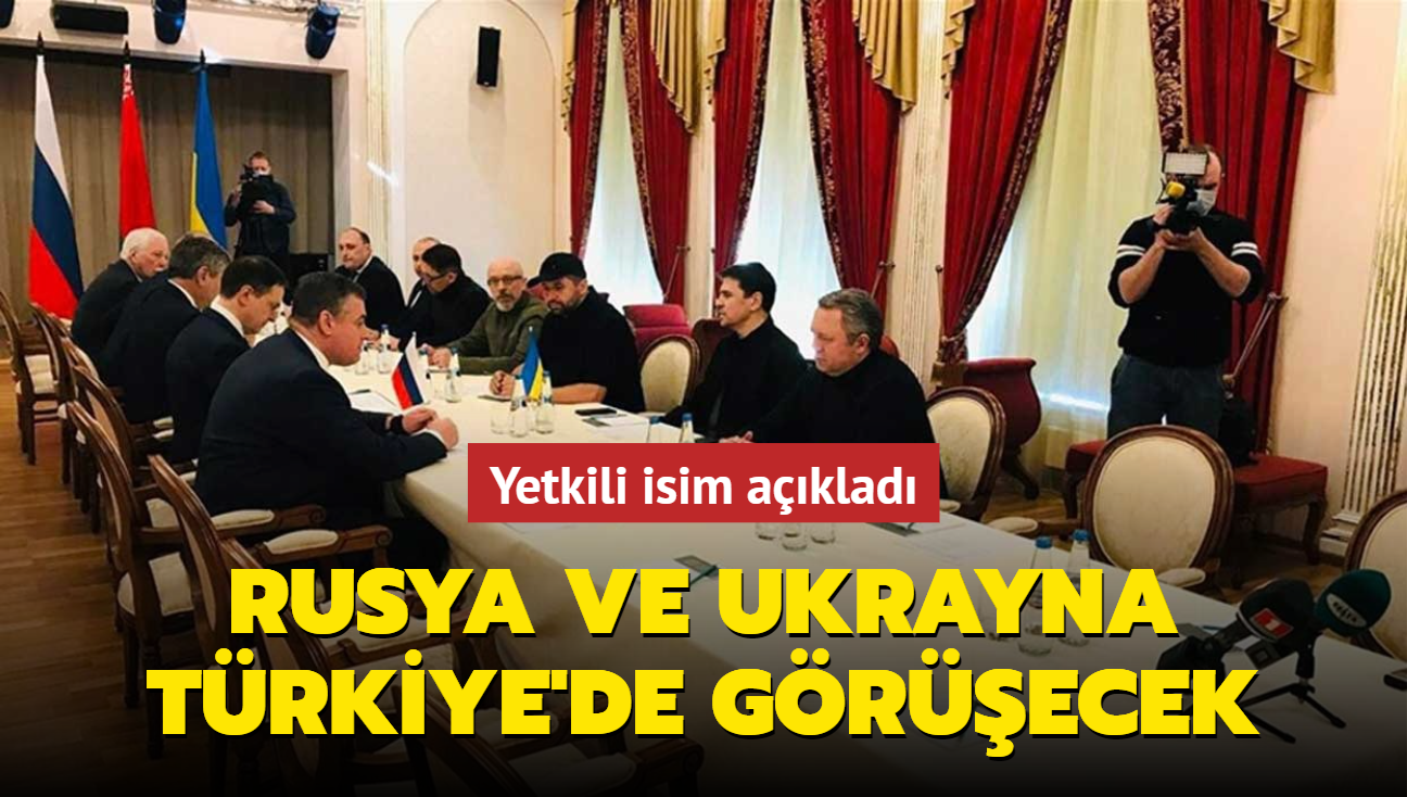 Rusya-Ukrayna heyetleri Trkiye'de grecek!