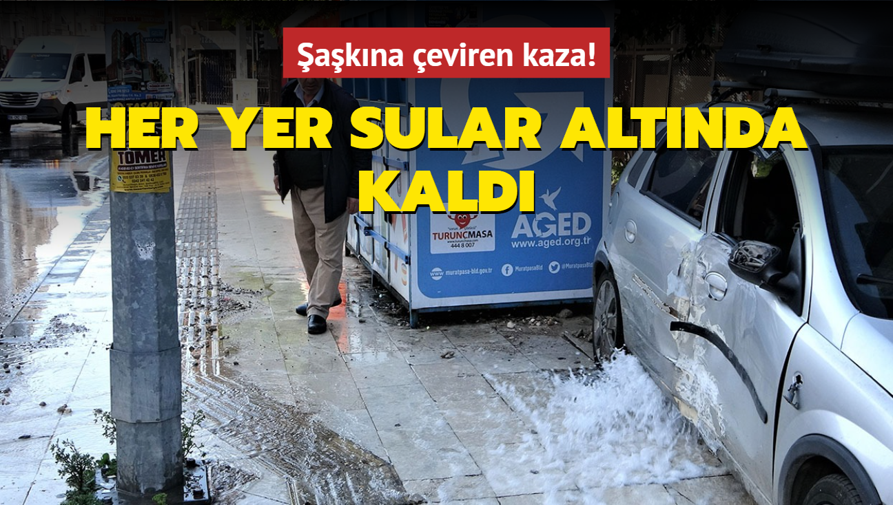 akna eviren kaza! Her yer sular altnda kald