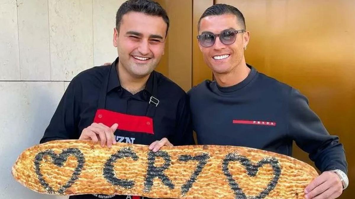 Cristiano Ronaldo'ya Trk ortak! CZN Burak ile i kuruyor