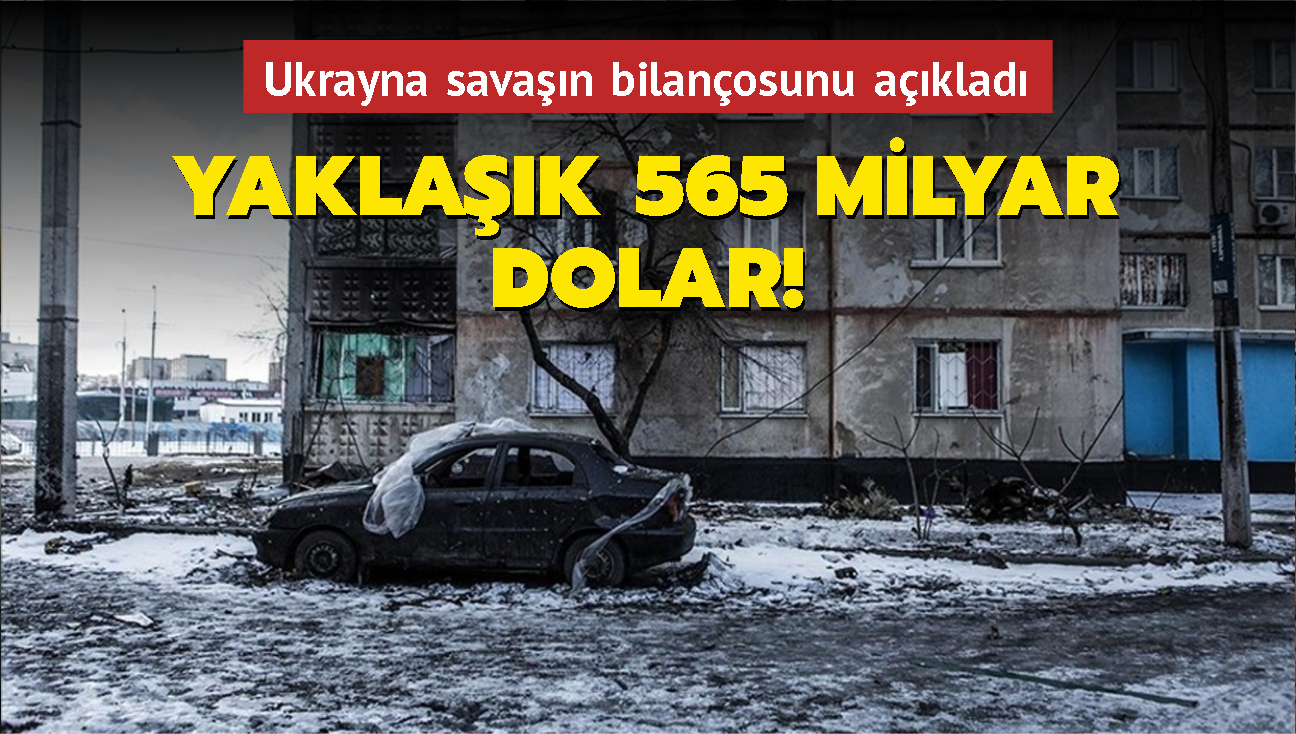 Ukrayna Ekonomi Bakan savan bilanosunu aklad... Yaklak 565 milyar dolar!