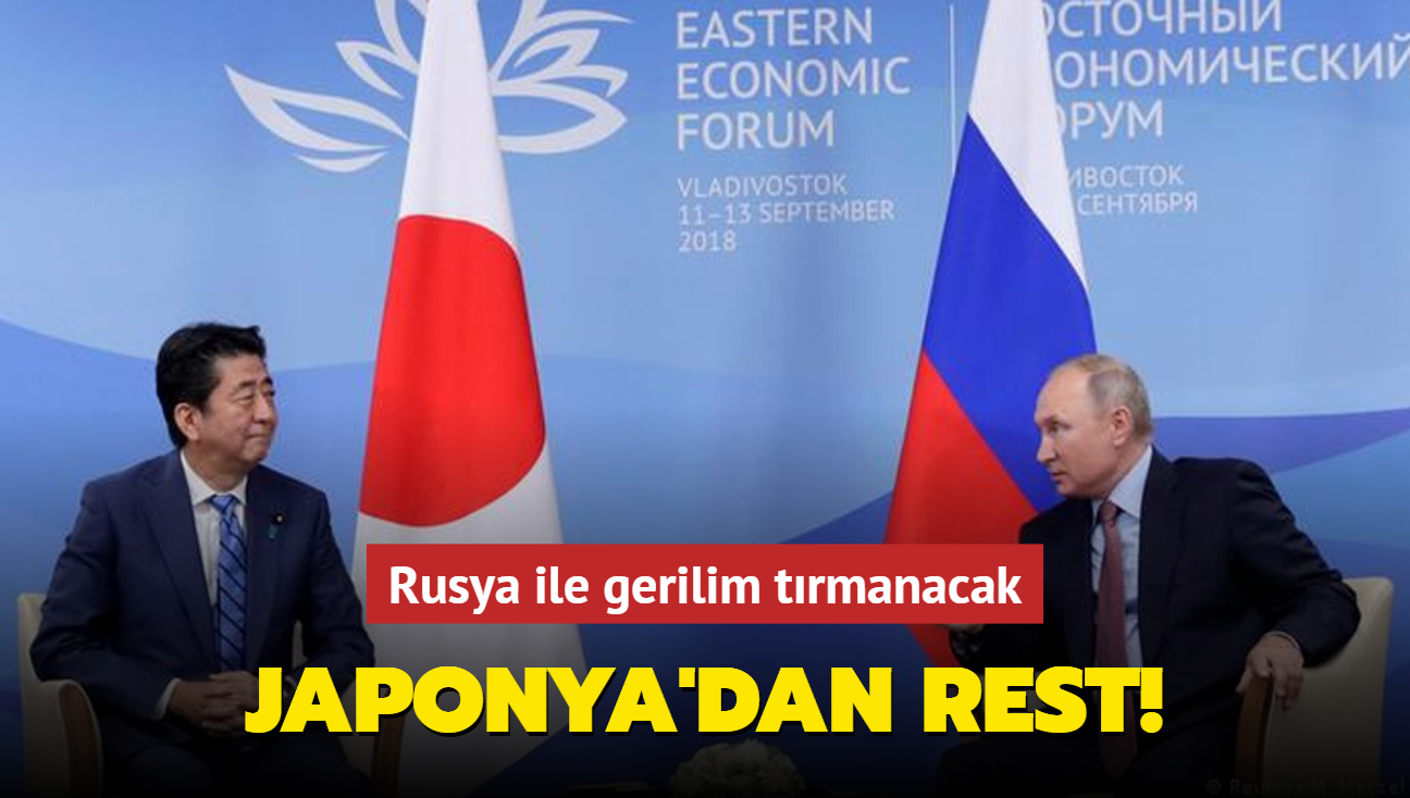 Japonya'dan rest! Rusya ile gerilim trmanacak