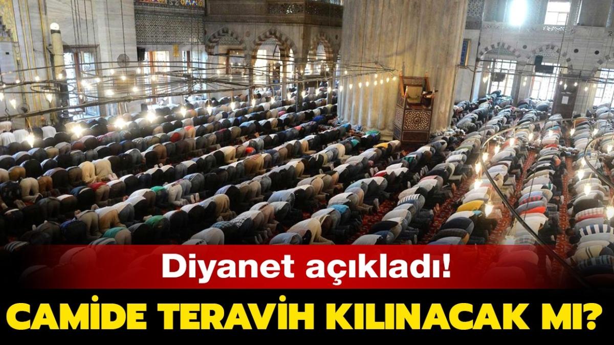 Bu sene teravih camilerde klnacak m" 2022 teravih namaz camilerde klnacak m"  