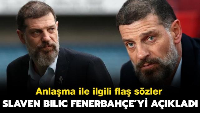 Slaven Bilic, Fenerbahe'yi aklad! Anlama ile ilgili fla szler