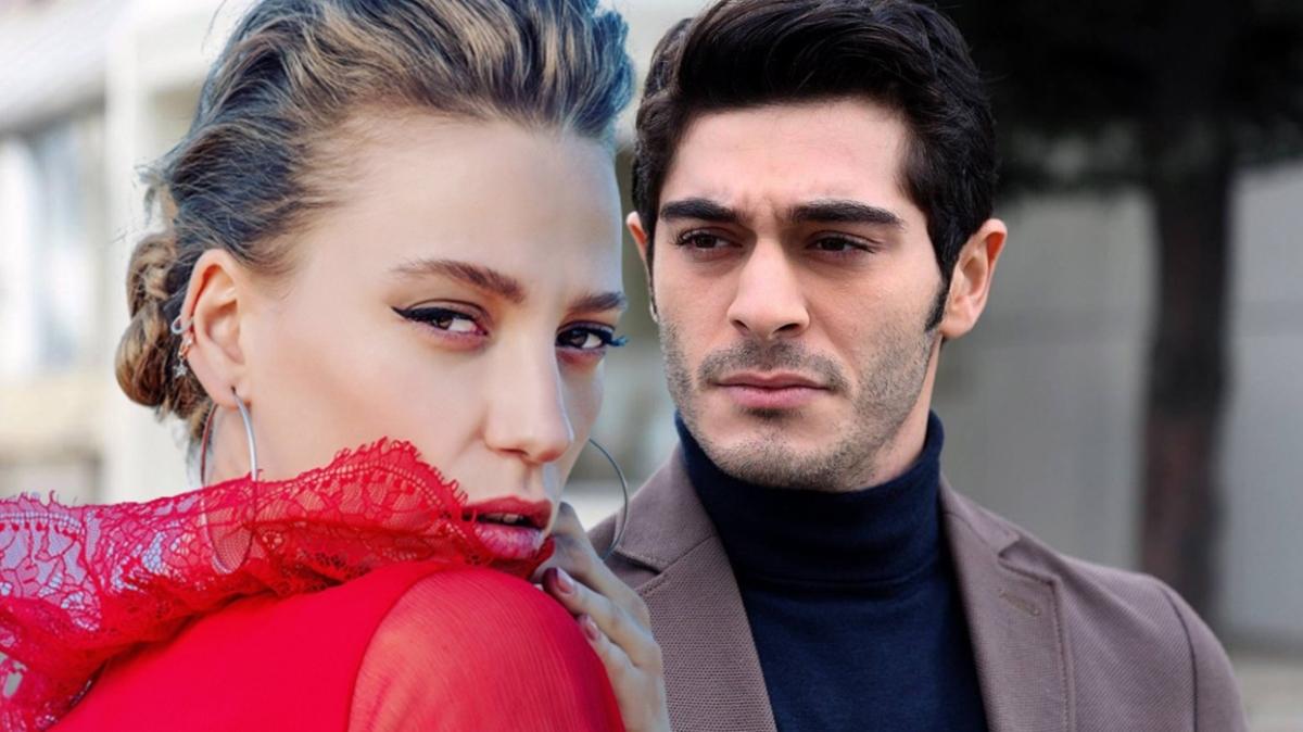 ahmeran ekibi kutlama yapt... Serenay Sarkaya arka kapdan kat, Burak Deniz yakaland