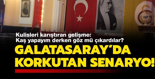 Galatasaray'da korkutan senaryo: Ka yapaym derken gz m kt"