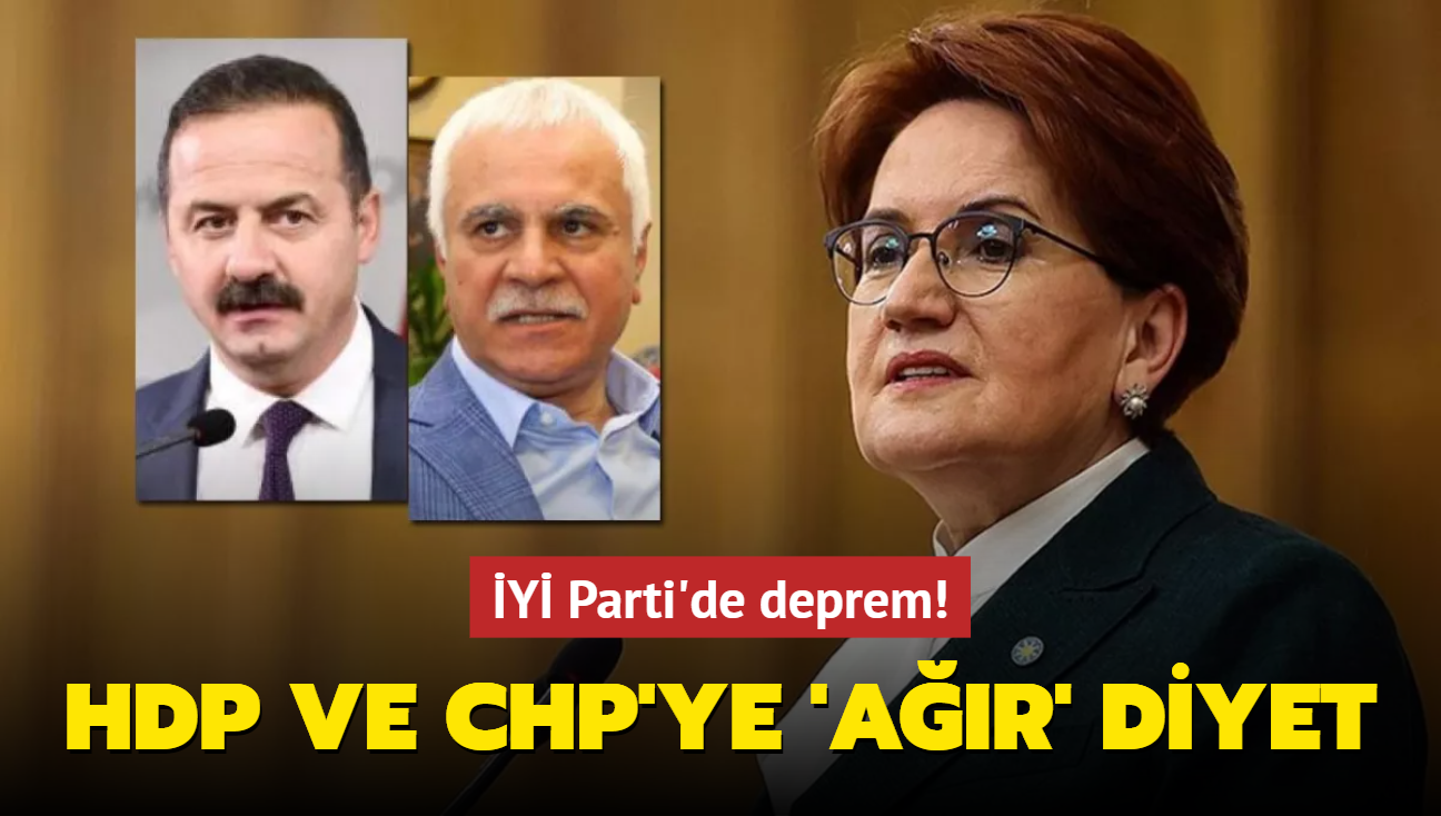 Y Parti'de deprem! HDP ve CHP'ye 'Ar' diyet