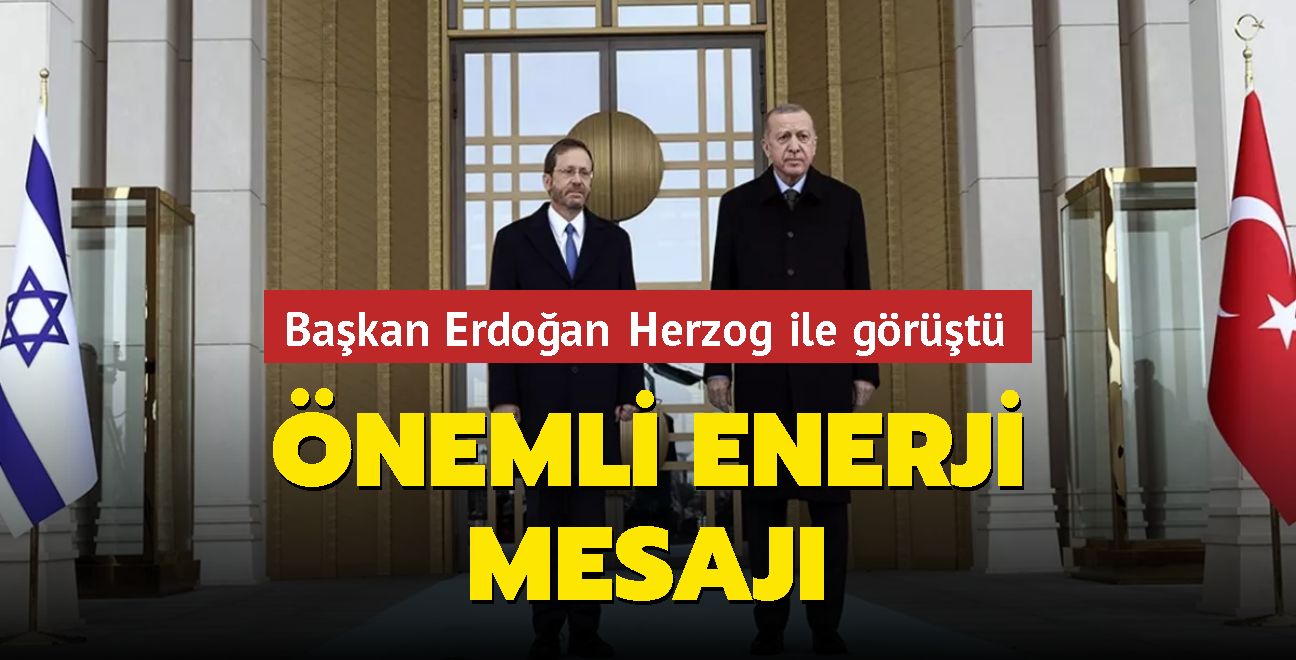 Bakan Erdoan Herzog ile grt... nemli enerji mesaj