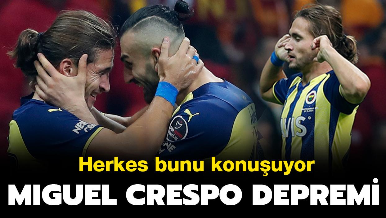 Miguel Crespo depremi! Herkes bunu konuuyor