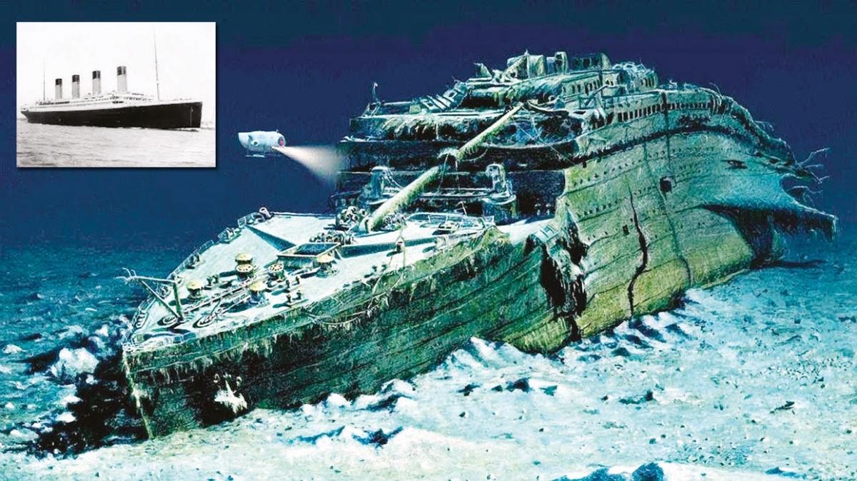 Hikayesi filmlere konu olan Titanic yok oluyor