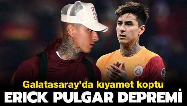 Galatasaray'da Erick Pulgar depremi! Kyamet koptu