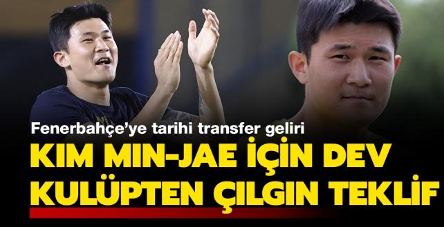 Kim Min-Jae iin dev kulpten lgn teklif! Fenerbahe'ye tarihi transfer geliri...