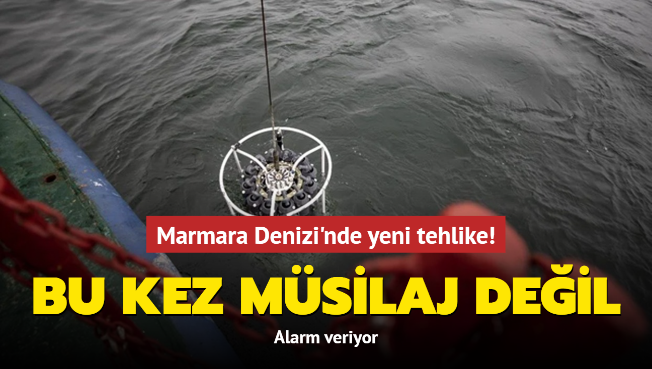 Marmara Denizi'nde yeni tehlike! Alarm veriyor