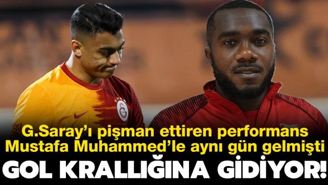 Mustafa Muhammed'le ayn uakta gelmiti, gol krallna gidiyor! Galatasaray' piman etti
