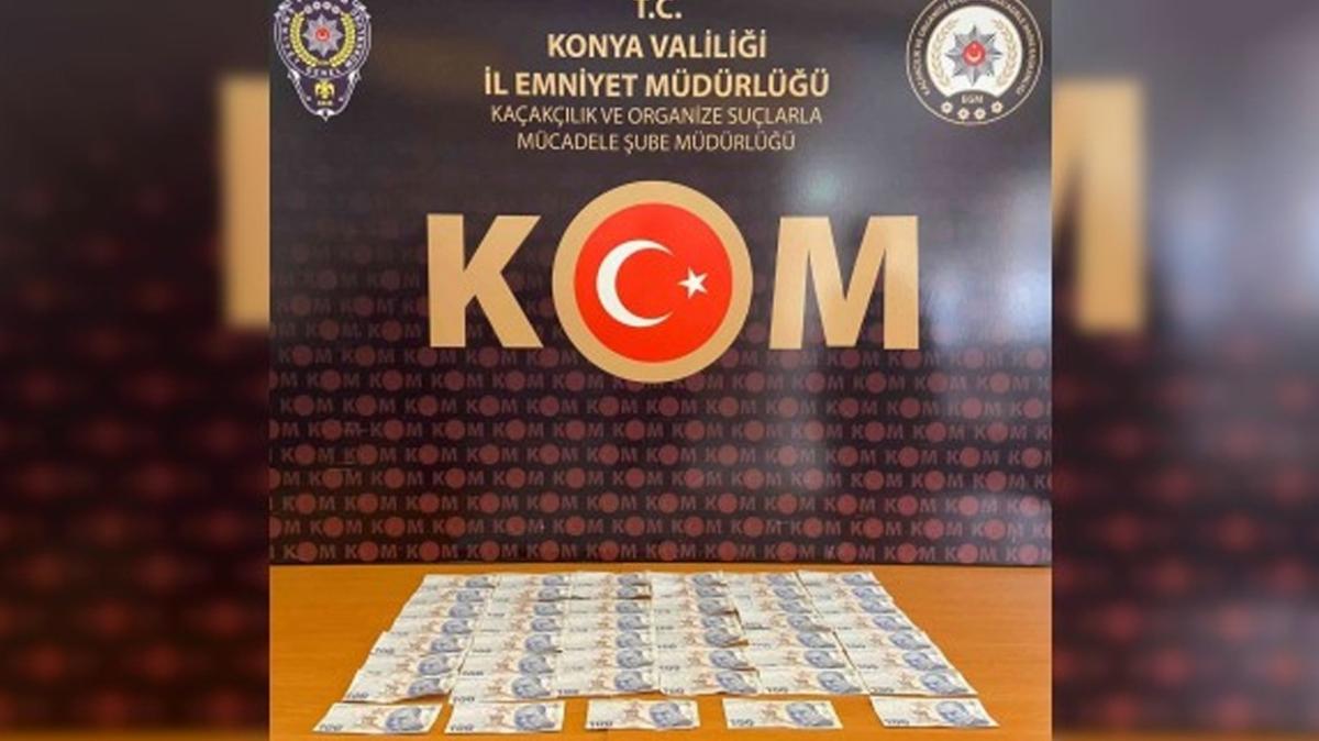 Konya'da sahte para operasyonu: 10 pheli yakaland
