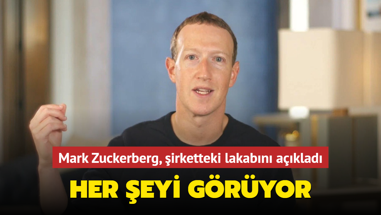 Mark Zuckerberg, irketteki lakabn aklad! Her eyi gryor...