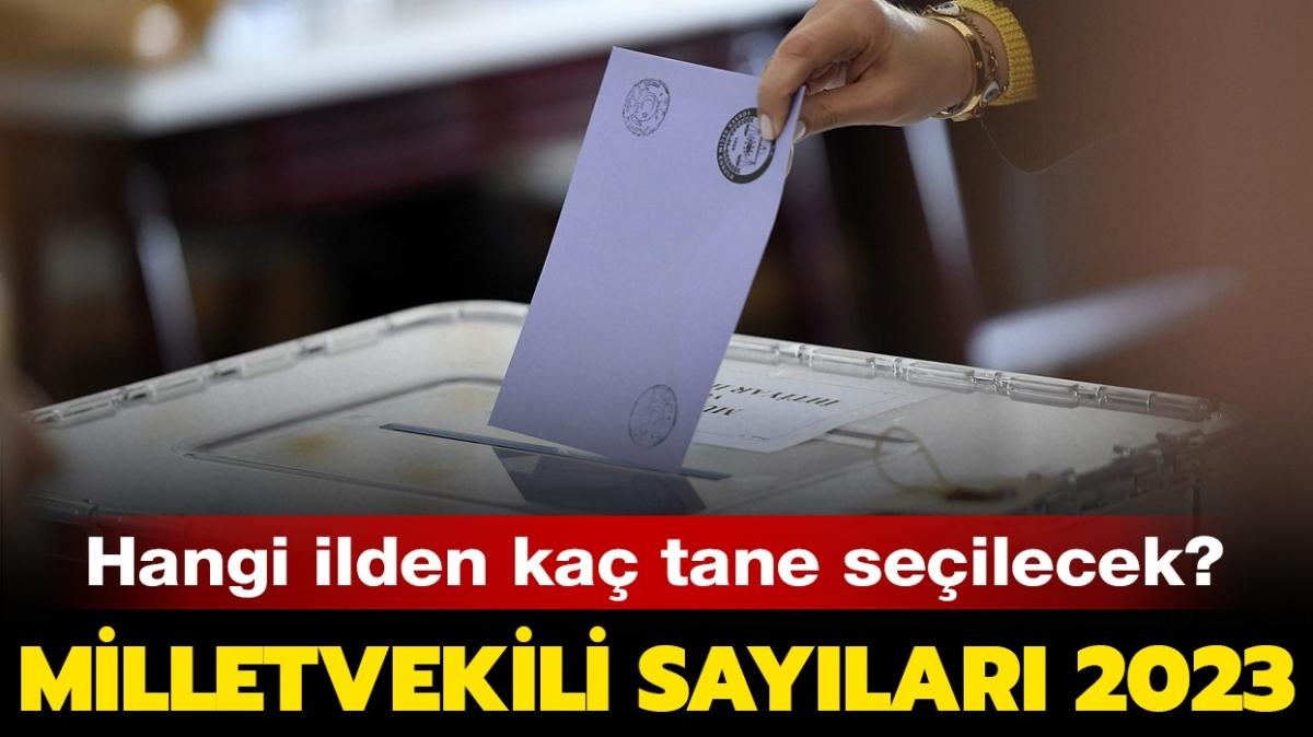 Hangi il ka milletvekili karacak" 2023 seimlerinde stanbul, Ankara, zmir milletvekili says ka olacak"