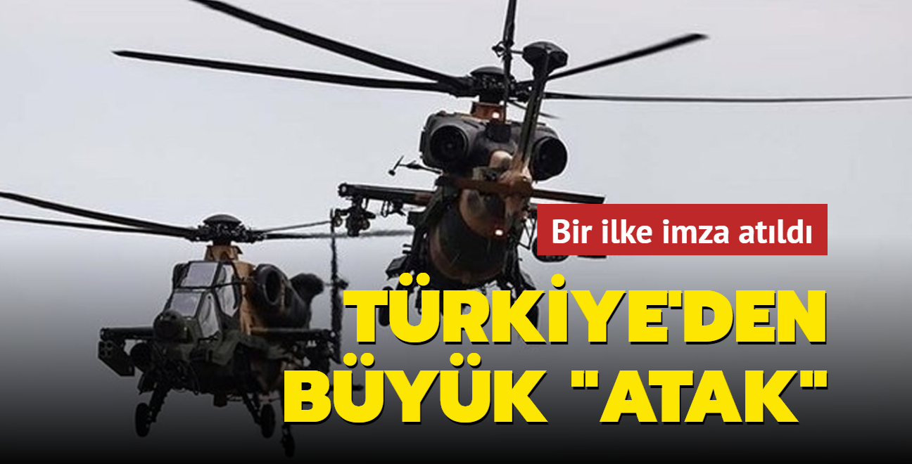 Trkiye'nin gklerdeki gururu... Bir ilke imza atld: ATAK helikopteri Filipinler'e teslim edildi