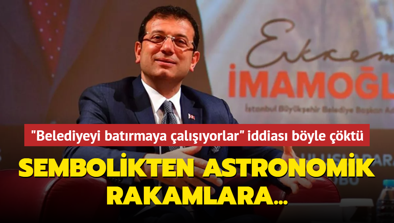 mamolu sembolikten astronomik rakamlara geti! "Belediyeyi batrmaya alyorlar" iddias byle kt