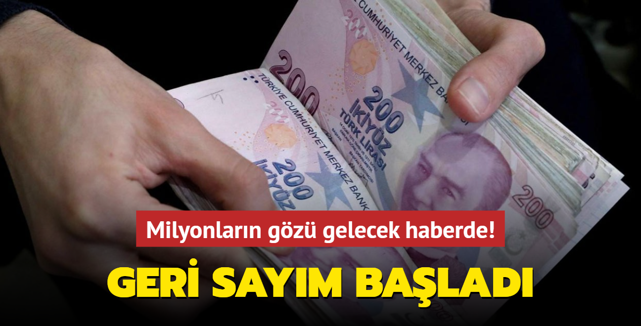 Milyonlarn gz gelecek haberde! Geri saym balad